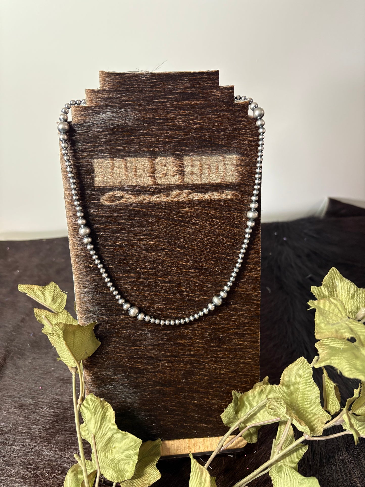 Sterling Silver Pearls Becklace