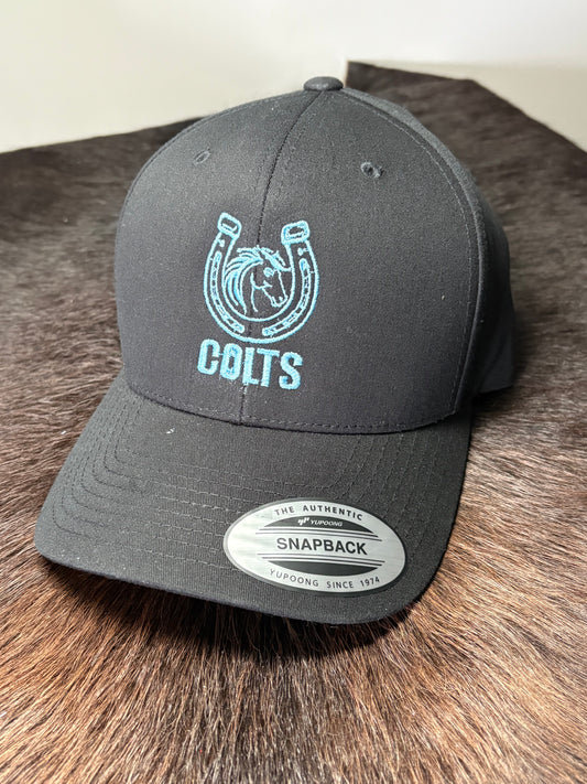 Black/Columbia Colts Snap Back