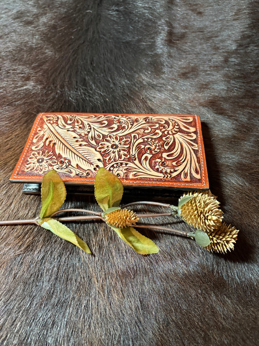 Leather Checkbook
