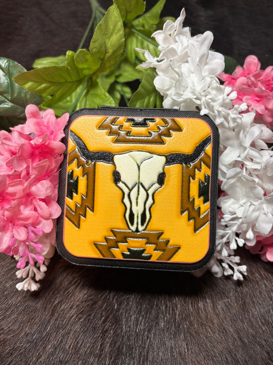 Western Aztec Pattern Small Jewelry Box