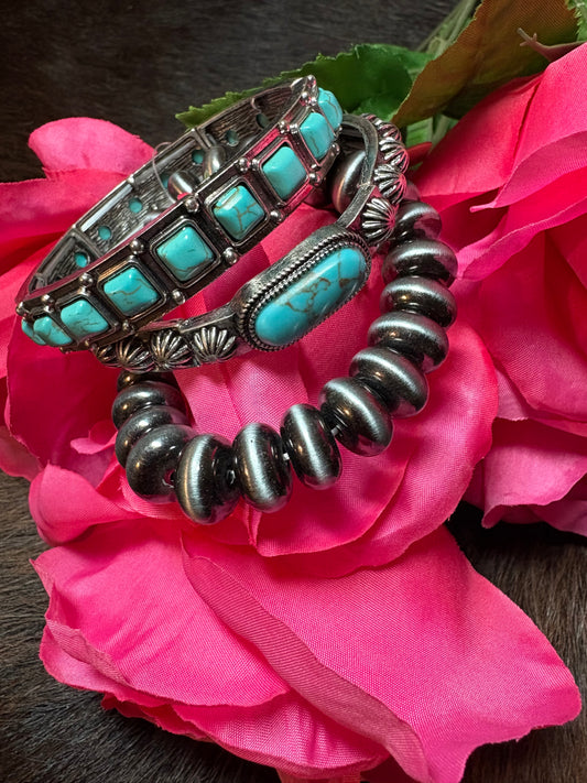 Western Multilayered Stretch Bracelet