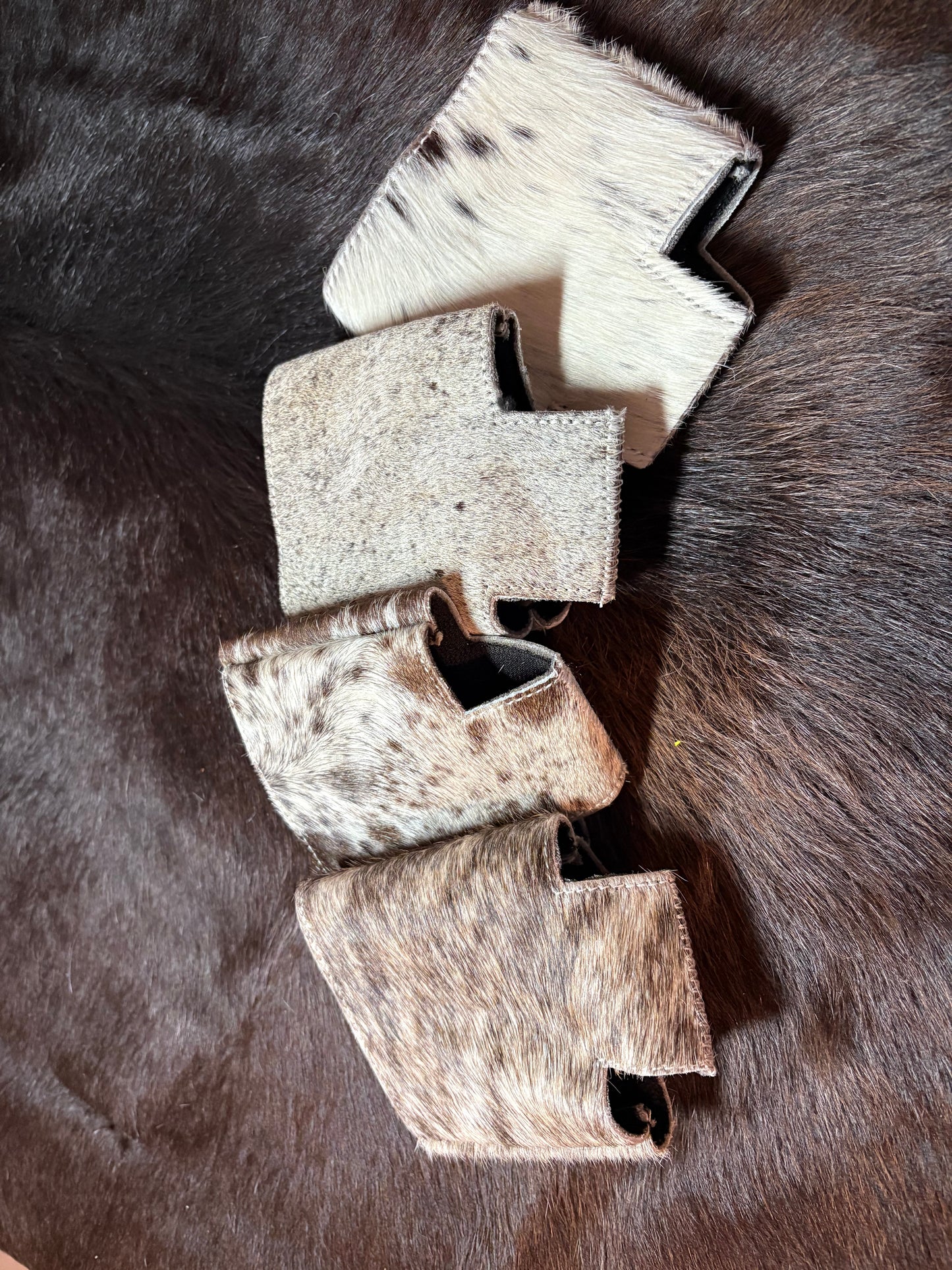 Cowhide Koozie