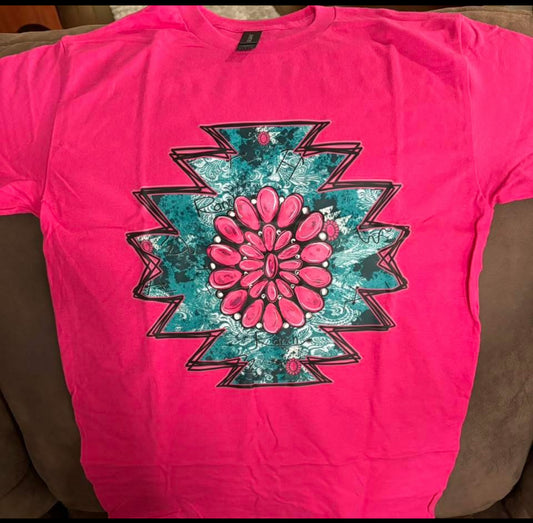 Western Print T-Shirt